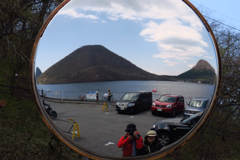 榛名富士と榛名湖