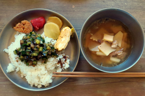 北軽井沢スウィートグラスで食べた朝めし